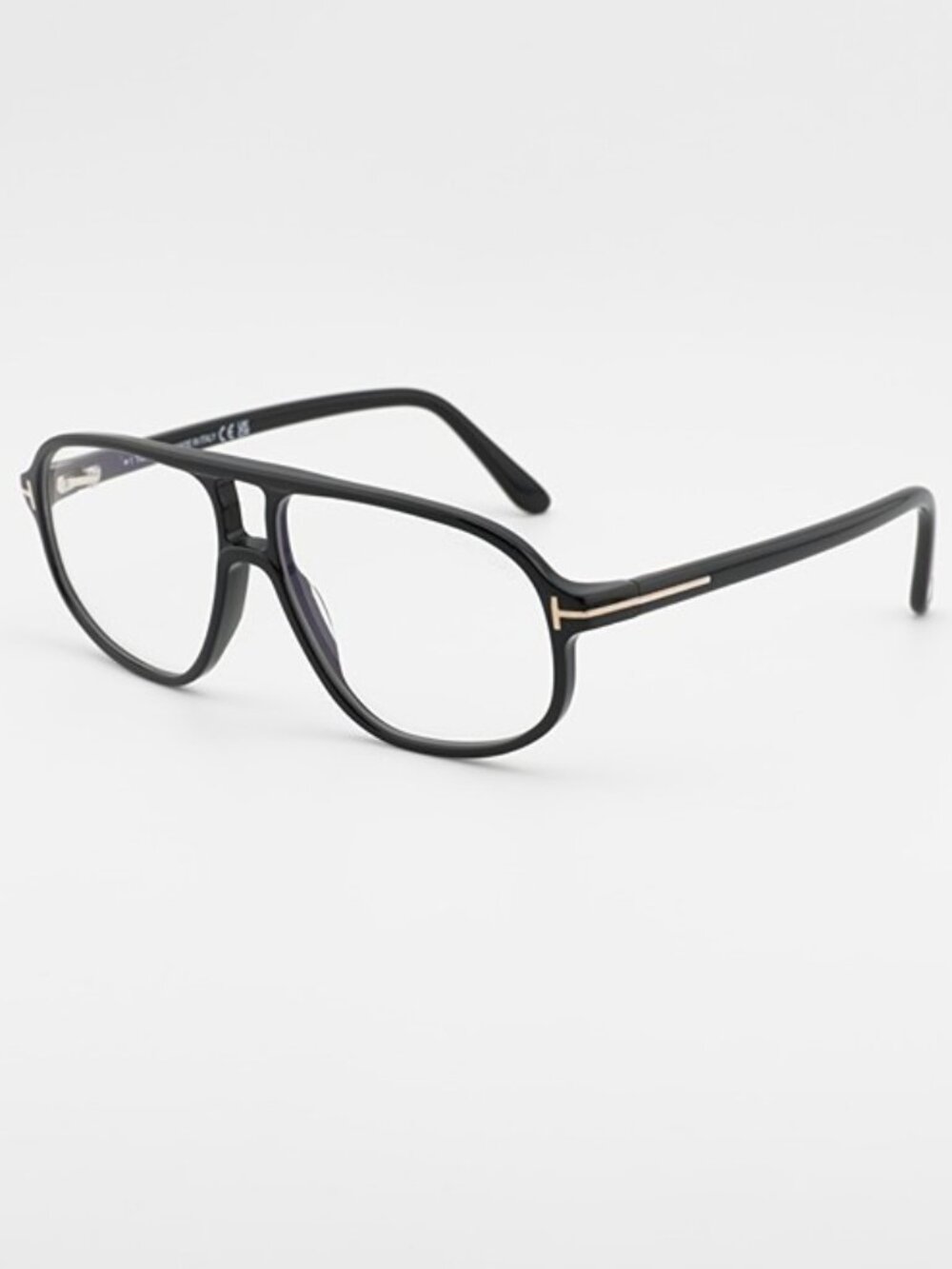 Tom Ford FT6082-B 001 Eyeglasses Black 57mm Aviator Frame